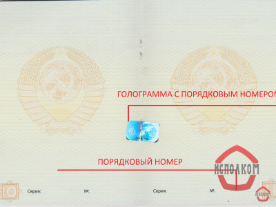 Удостоверение личных данных гражданина СССР